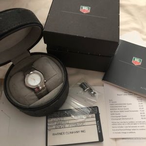 Tag Heuer Alter Ego Watch with Diamond Bezel.